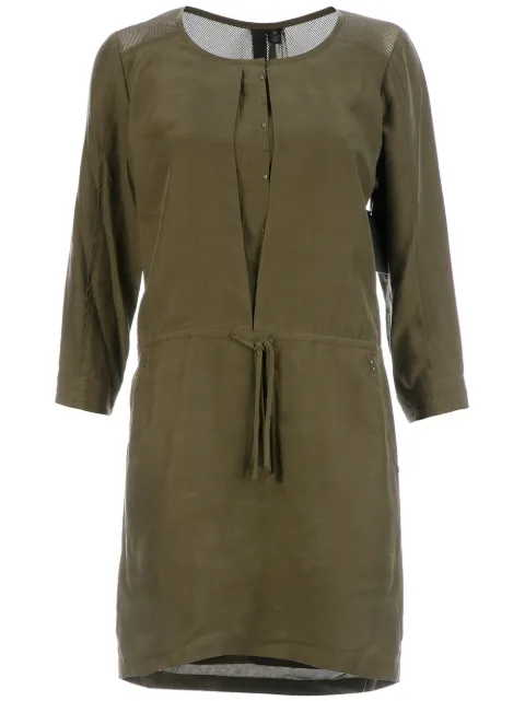 EDUN drawstring dress Green 1137754QA