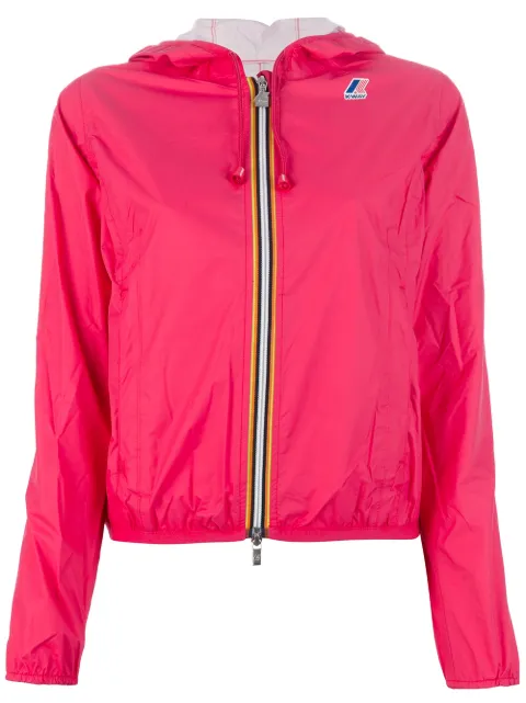 K-Way R&D hooded windbreaker Pink K002PE0