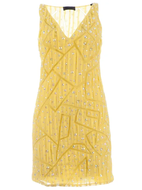 Cristiano Burani embellished shift dress Yellow PE1360