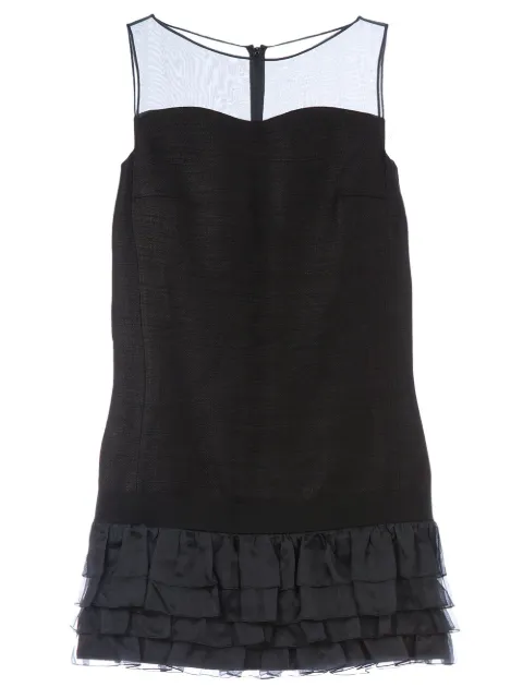 Giambattista Valli ruffle hem dress Black P13RV5040