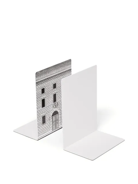 Fornasetti Architettura iron bookends White C17X419