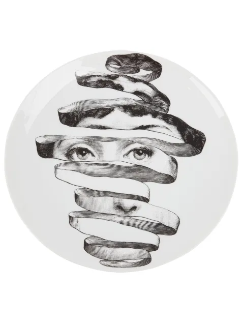 Fornasetti plate White PTX297