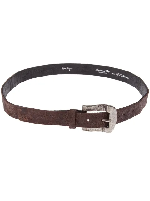 Scunzani Ivo buckle belt Brown 0787BLACK