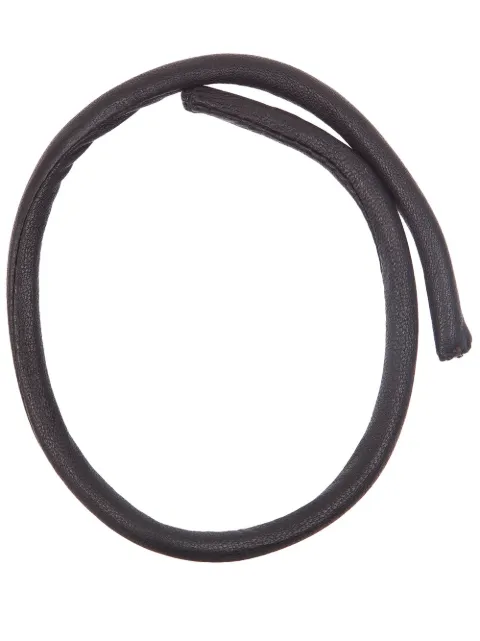 Goti leather rope necklace Black ST034TIN