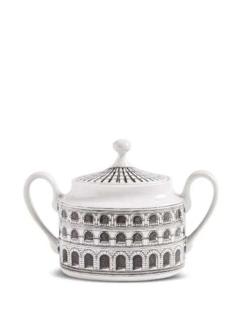 Fornasetti Architettura sugar bowl Grey P21X441