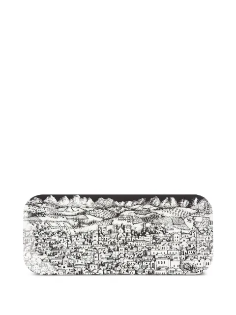 Fornasetti Gerusalem tray White C21X126