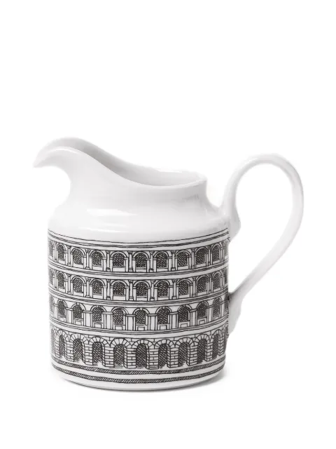 Fornasetti Architettura milk jug White P05X441