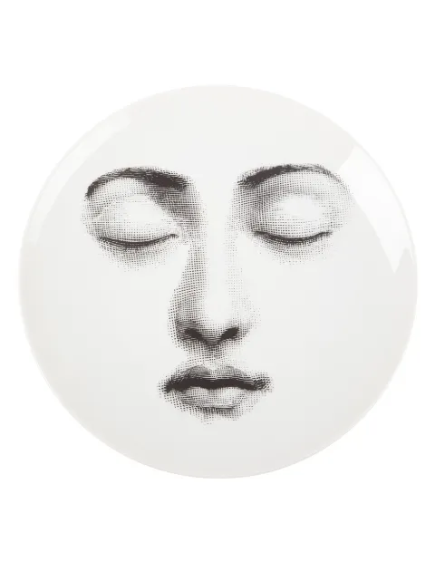 Fornasetti Plate White PTVX213