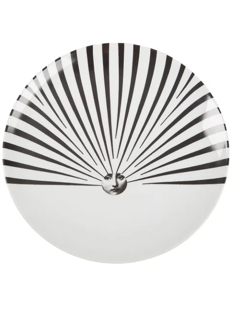 Fornasetti Plate White PTVX309