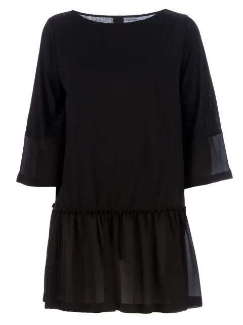 Twisty Parallel Universe flared dress Black TWI1047T11