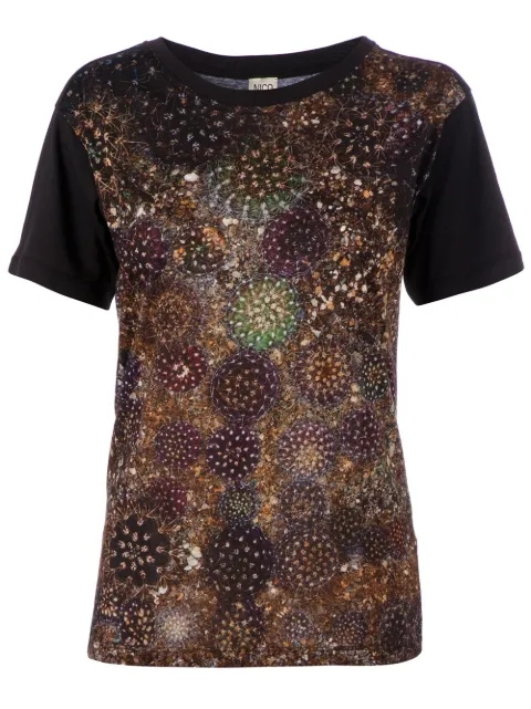 Nico Patterned print t-shirt Pink BMCCOT01