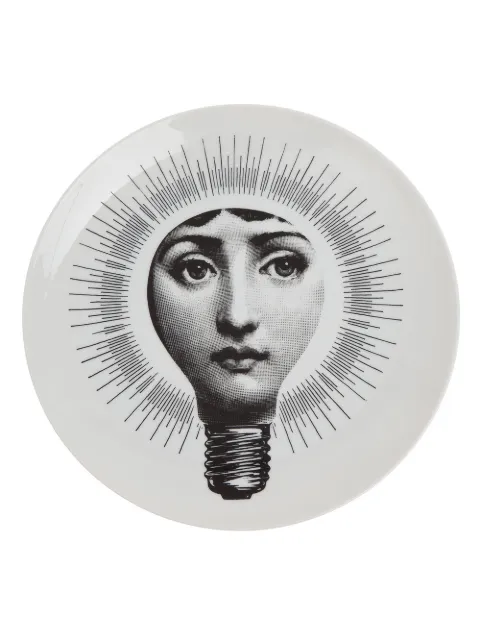 Fornasetti plate Black PTVX083
