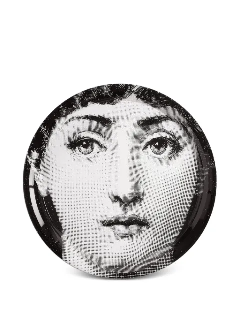 Fornasetti Tema e Variazioni wall plate Black C32X022
