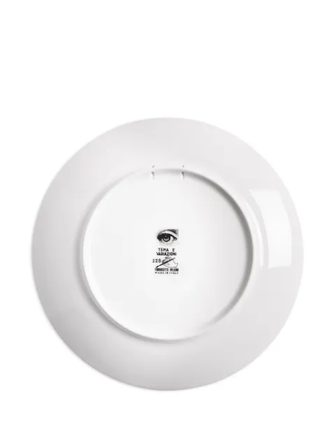 Fornasetti Tema e Variazioni N. 228 wall plate Black PTVZ228