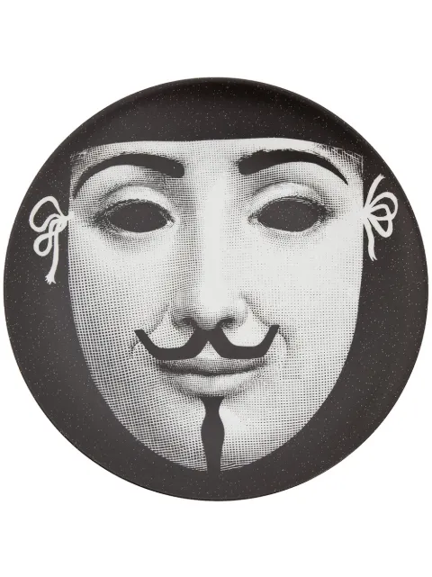 Fornasetti plate Black PTVX367