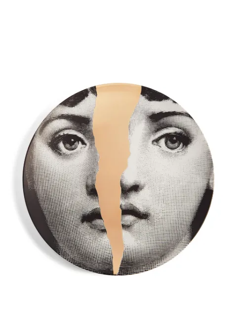 Fornasetti Tema e Variazioni wall plate Black PTVZ010