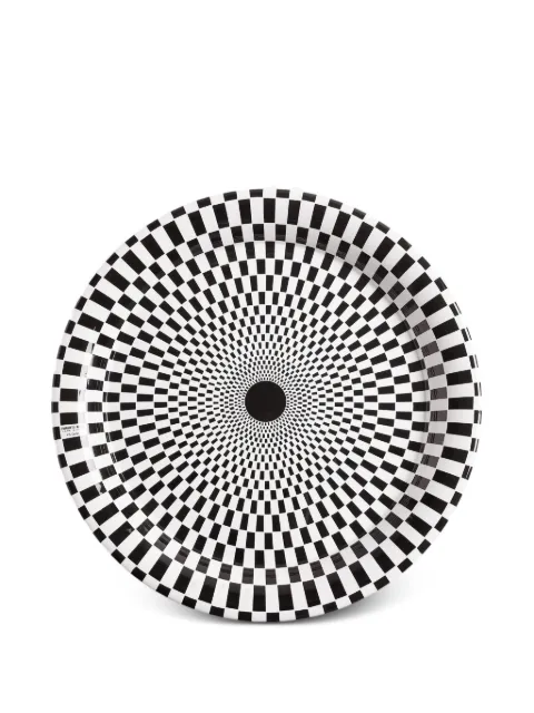Fornasetti Egocentrism tray Black C26X114