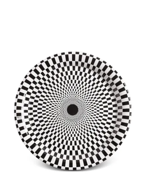 Fornasetti Egocentrism tray Black C32X114