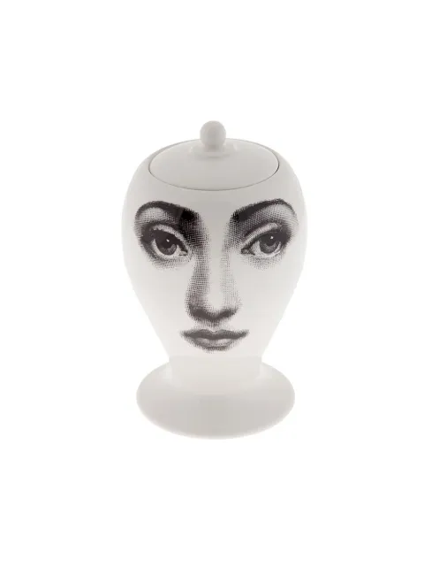 Fornasetti "Buona notte" Vase White FOR10410