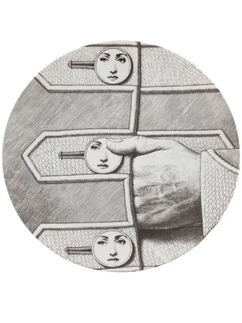 Fornasetti Plate Metallic PTVX194