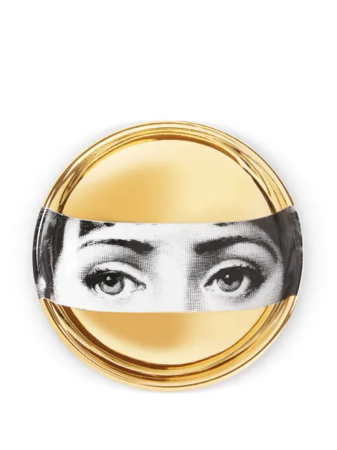 Fornasetti Tema e Variazioni N. 32 wall plate Gold P23Z506
