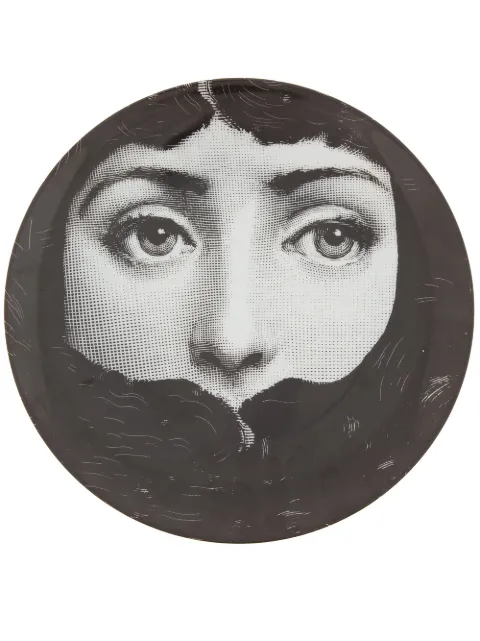 Fornasetti Plate Grey PTVXO11