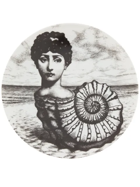 Fornasetti Plate Grey PTVX239