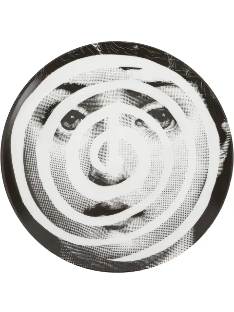 Fornasetti Plate Grey PTVX018