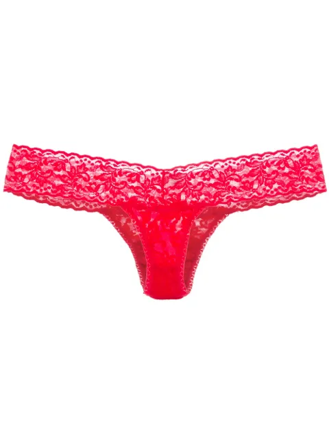 Hanky Panky lace thong Red 4911P