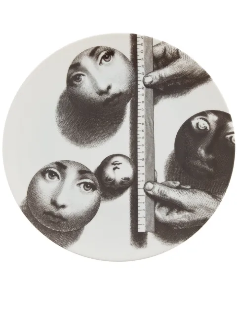 Fornasetti Plate White PTVX173