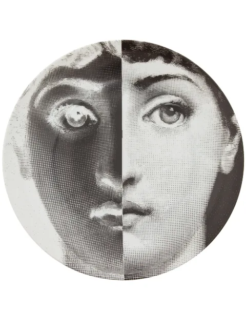 Fornasetti Plate Grey PTVX086