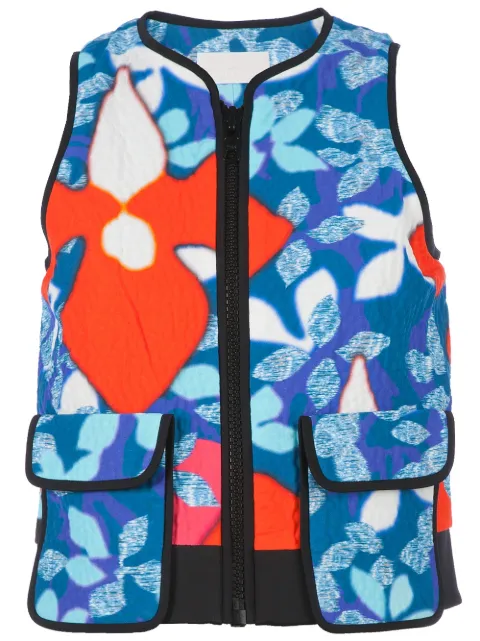 Peter Pilotto print gilet Red PPJK01