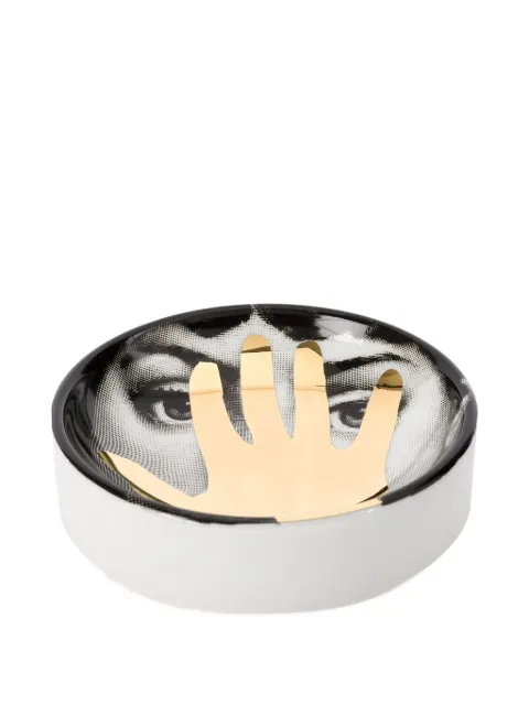 Fornasetti Tema e Variazioni N.16 ashtray (13cm) White P23Z505