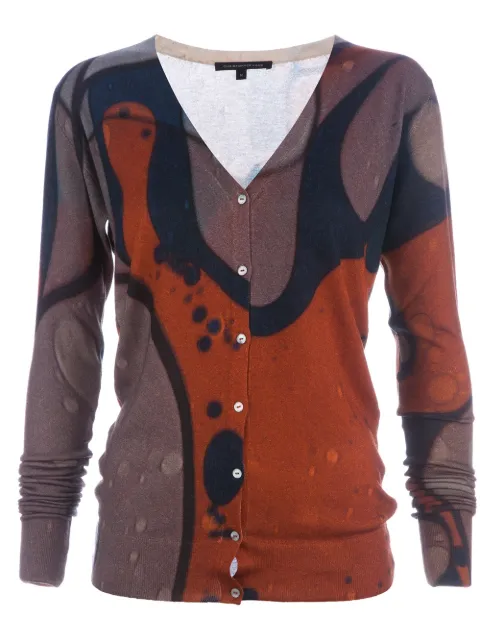 Christopher Kane Marble print cardigan Blue CA137