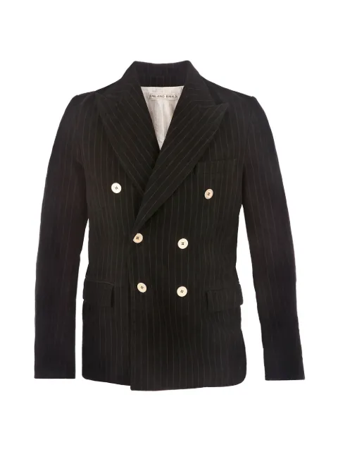 Emiliano Rinaldi Jacket with pin stripes Black GI29