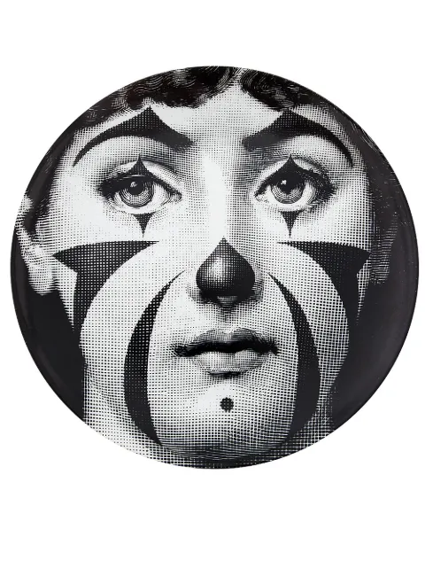 Fornasetti plate Black PTVX122