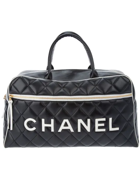 CHANEL Pre-Owned Vintage leather tote bag Black GAR3550411