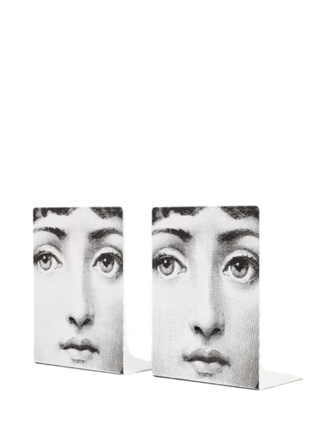 Fornasetti Viso bookends Black C17X117
