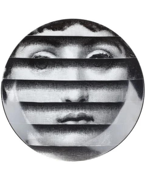 Fornasetti plate Black PTVX126