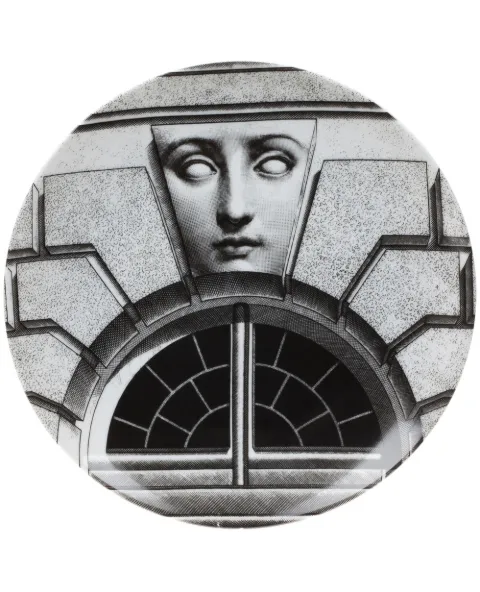 Fornasetti Plate White PTVX212