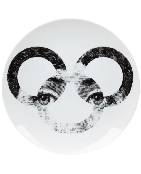 Fornasetti plate White PTVX058