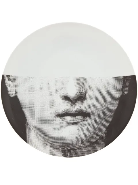 Fornasetti plate White PTVX007